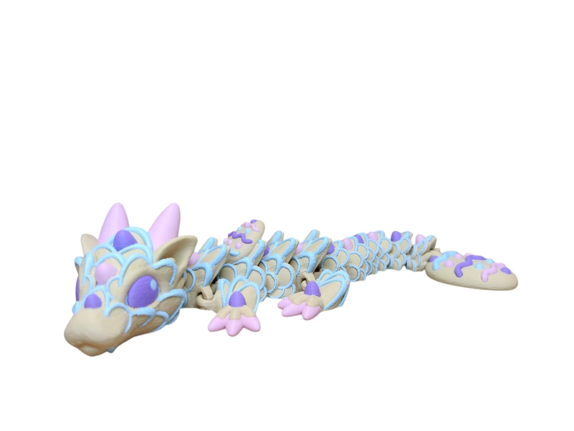 9 inch Easter Cookie Dragon 3D printed display figurine