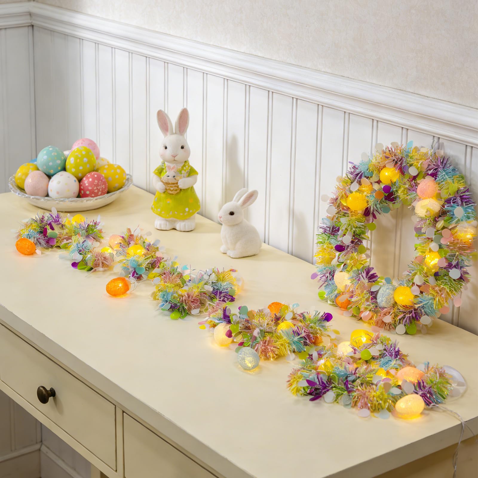 Kraft paper box packaging for Larber Easter garland