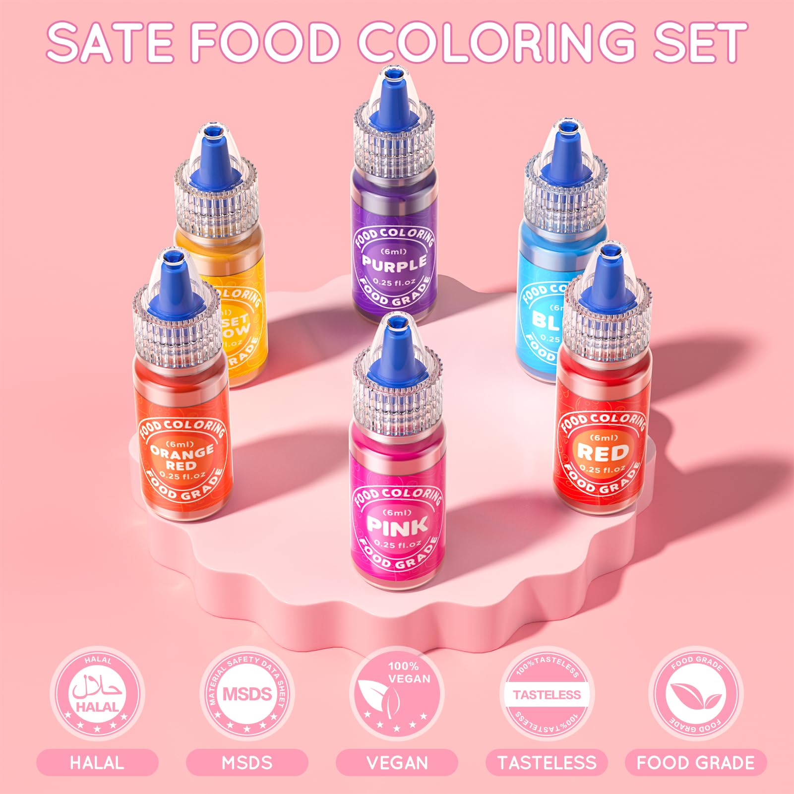 easter egg holiday color dyes for baking projects