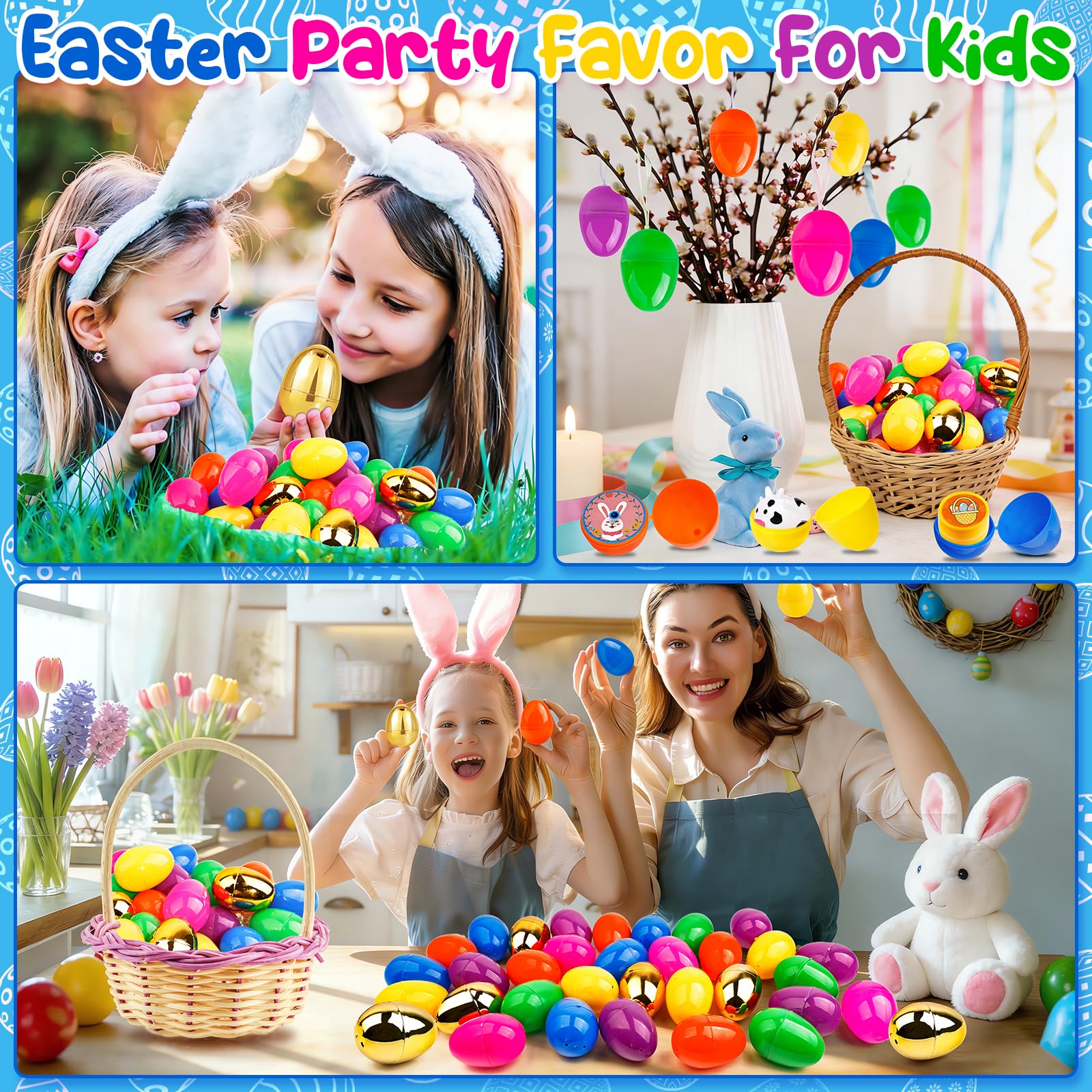 Easter egg hunt party favors classroom prizes set