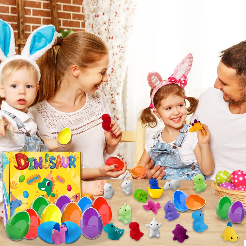 Dinosaur squishy toys for Easter egg hunts