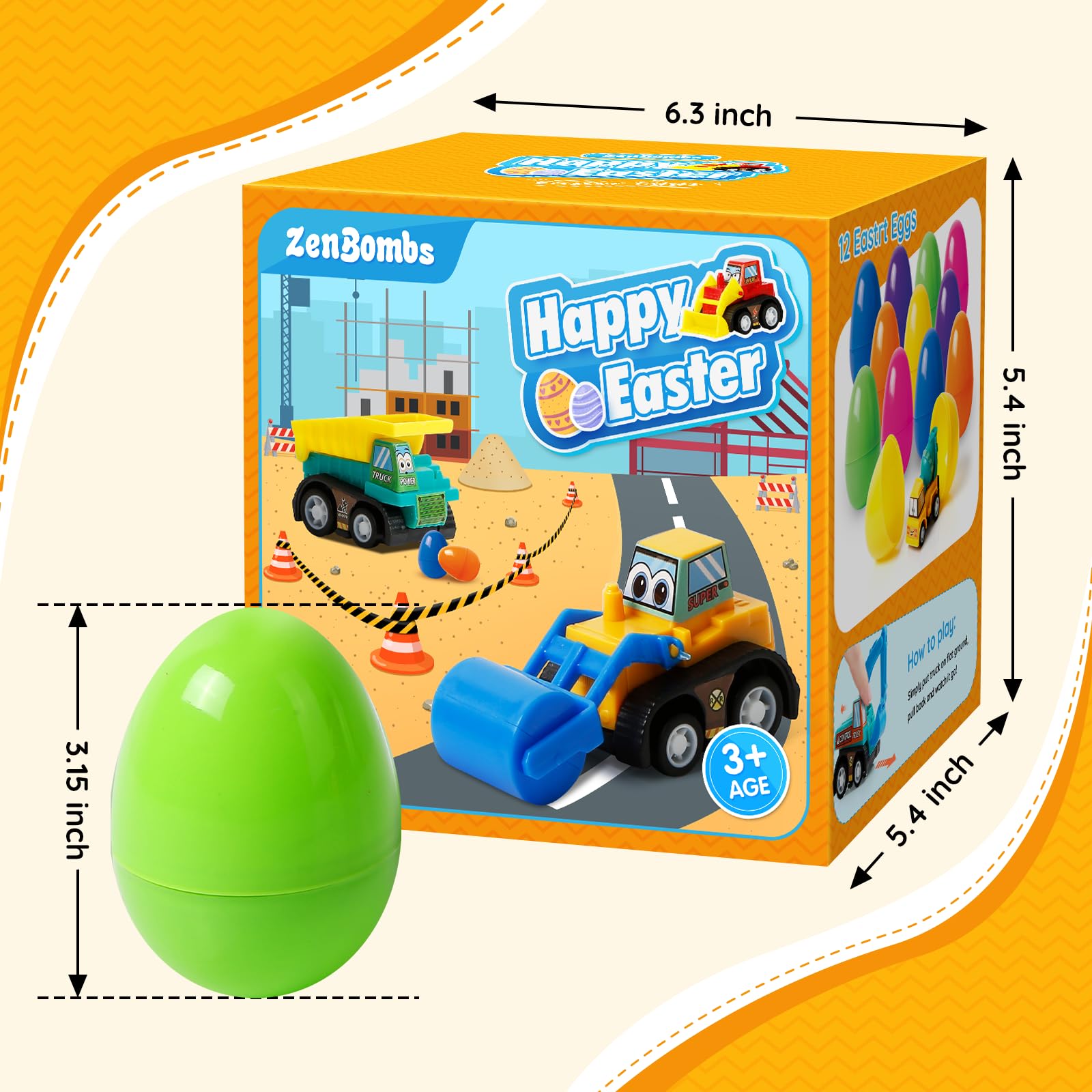 Great for Easter egg hunts and reusable toys