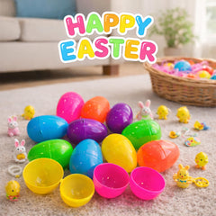 Hinged design Easter eggs easy to open Celmuron