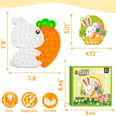 Easter themed silicone sensory toy for toddlers