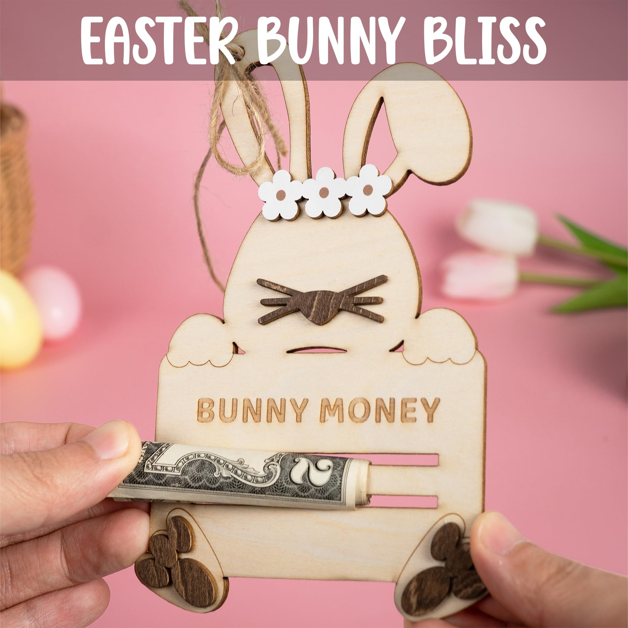 Easter Gift Card Holder decorative bunny image