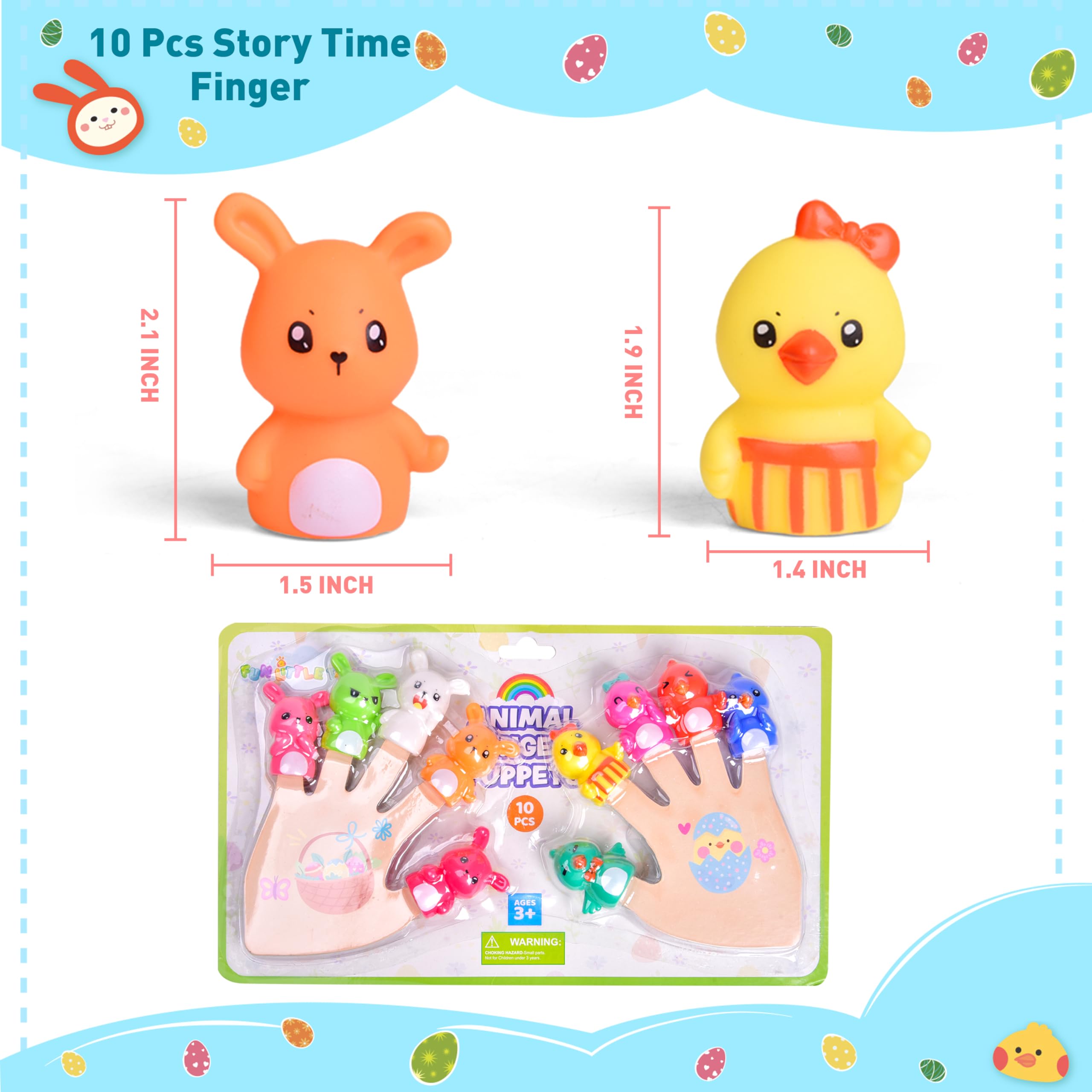 easter party favors easter egg fillers puppets