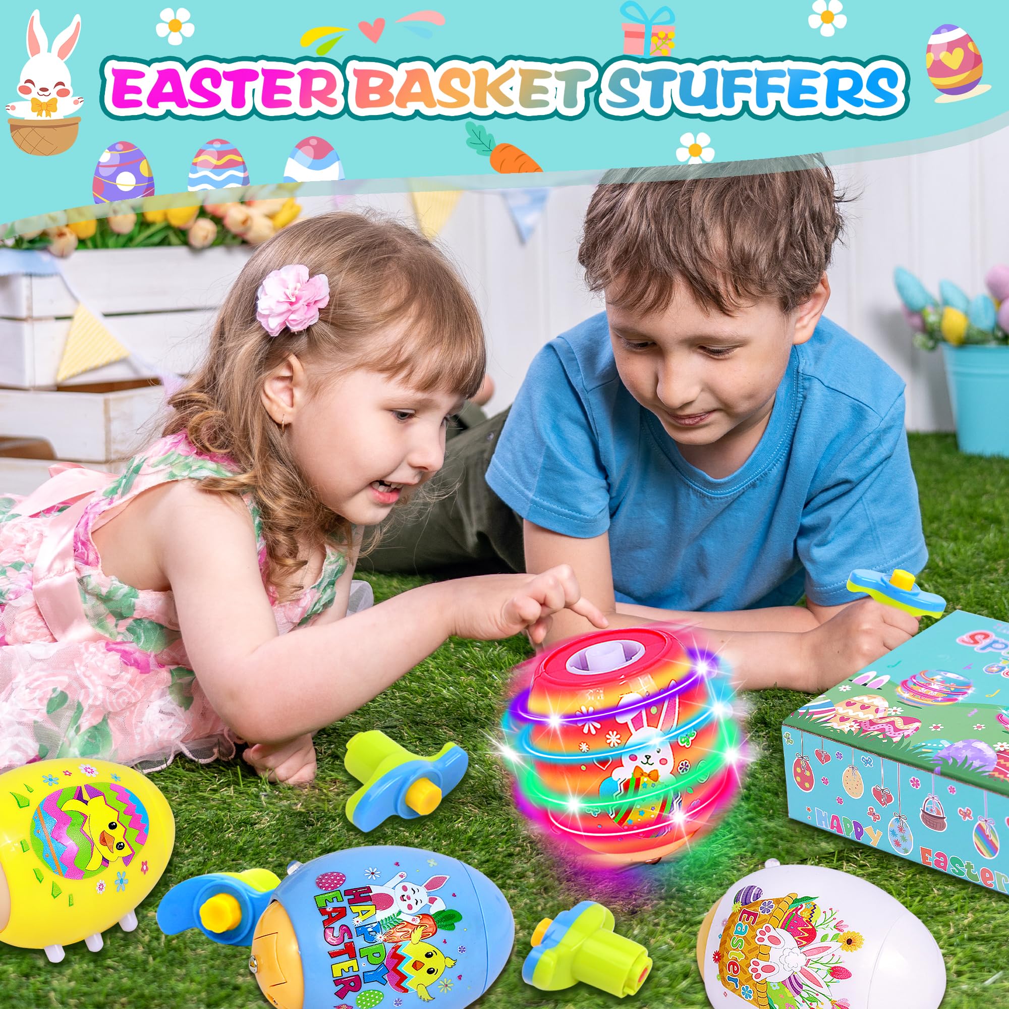 Durable safe easter top launcher for kids