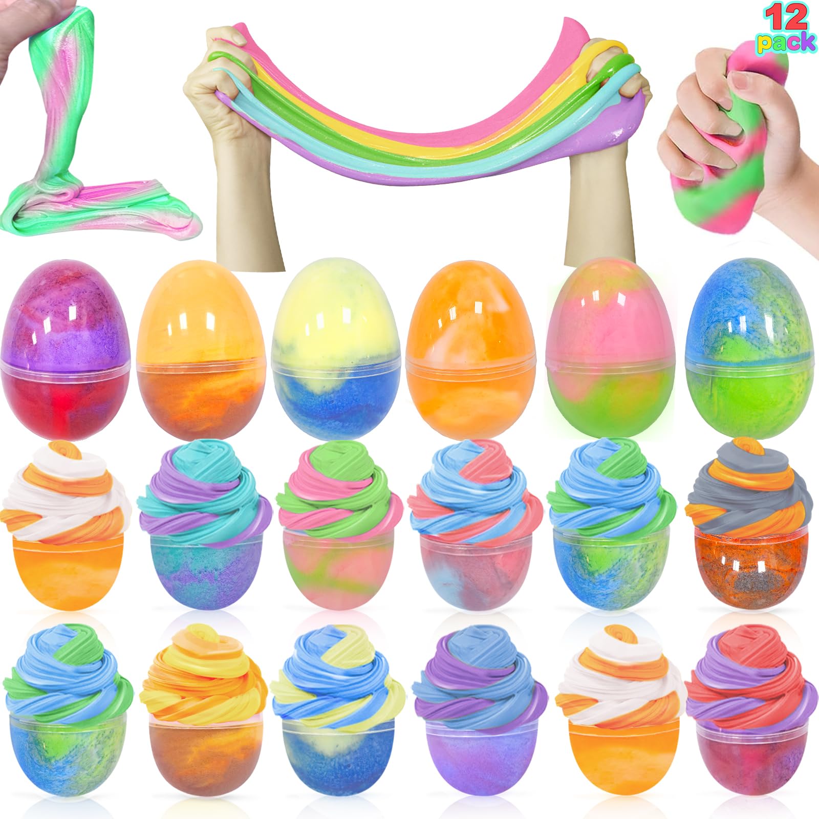 Easter Slime Eggs 12 pack butter slime eggs for kids