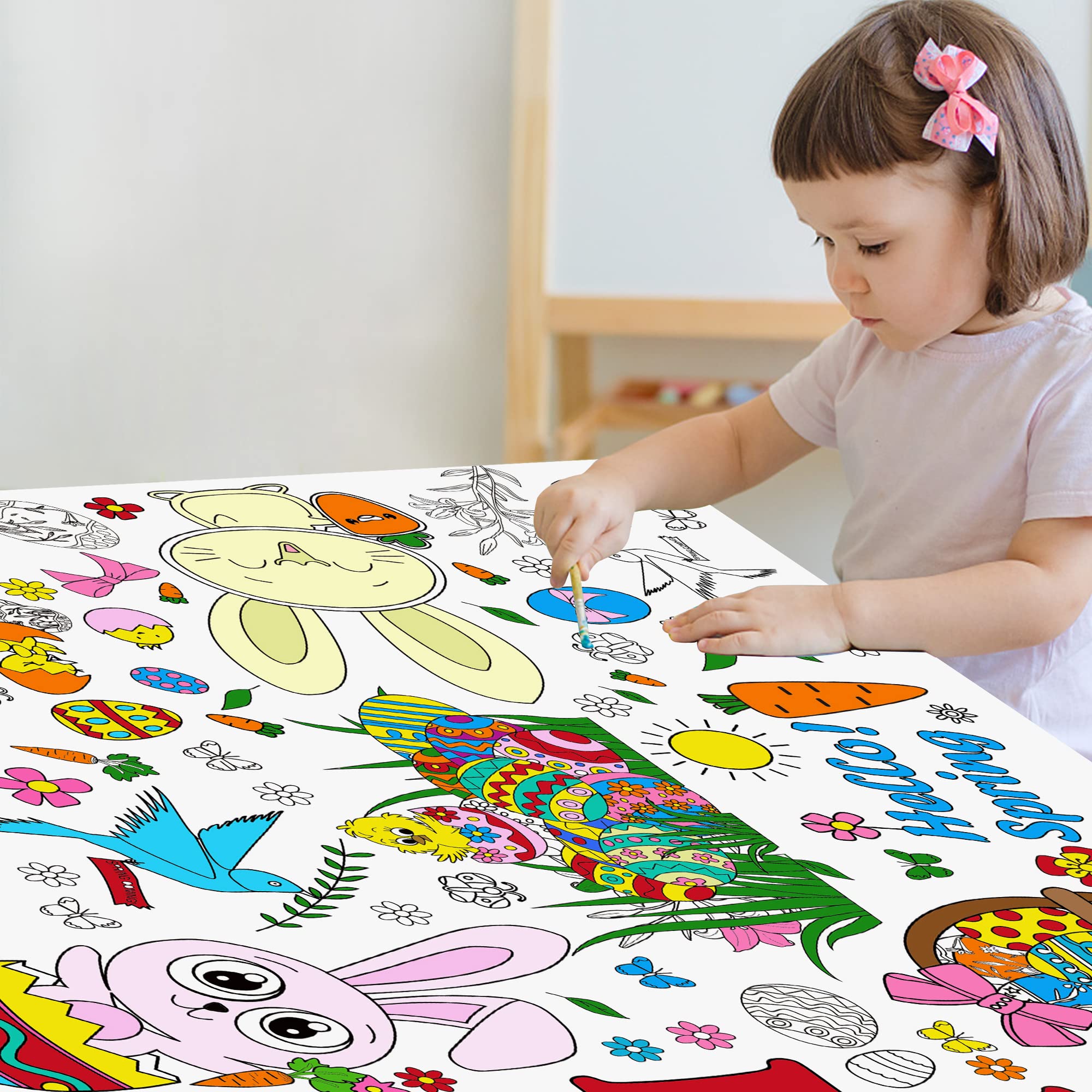 Wall decoration or tablecloth for Easter party