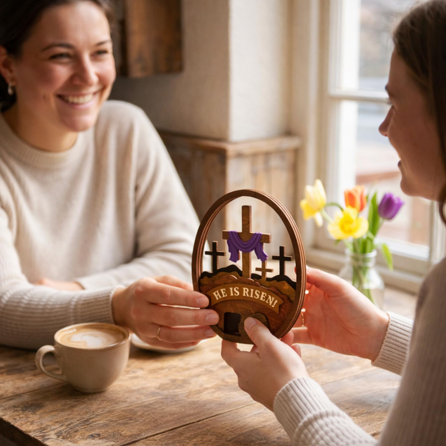 Easter table centerpiece suitable for dining room