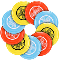 Eastgoing 9 Pack Flying Discs Set yellow blue orange