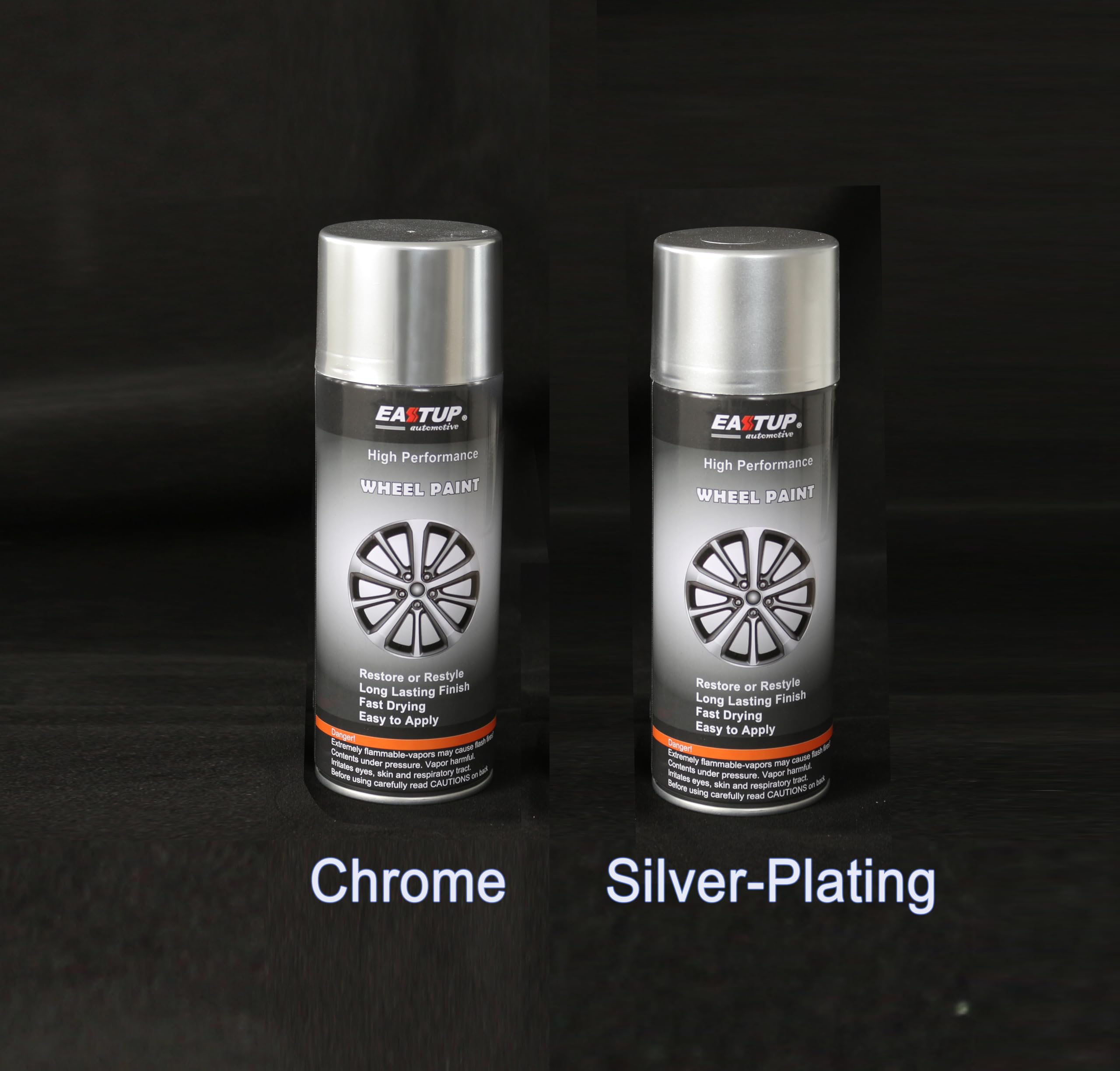 Durable wheel coating bottle showing chip resistance claim