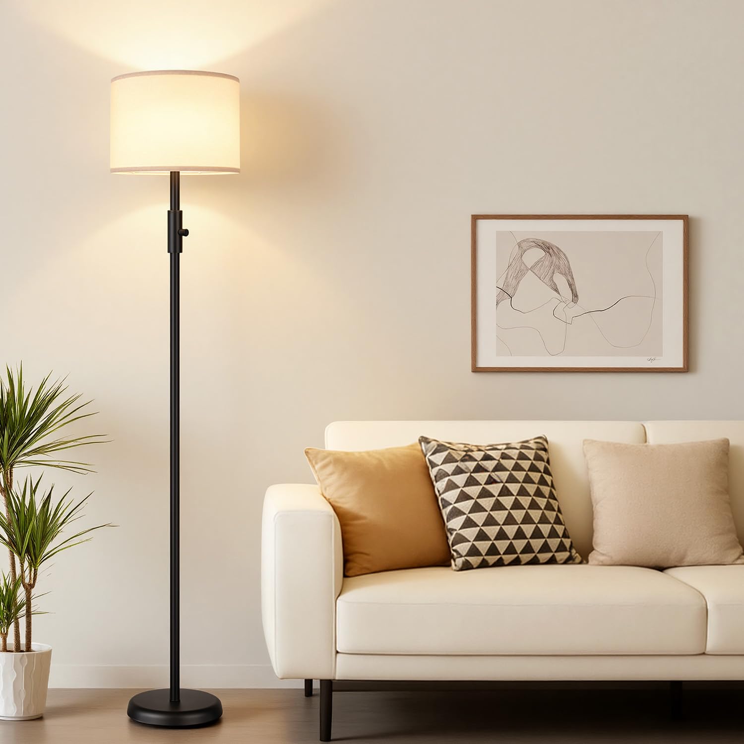 Flicker-free warm lighting from 3000K LED bulb