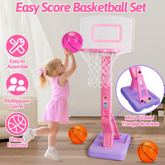 Easy assembly indoor outdoor basketball hoop