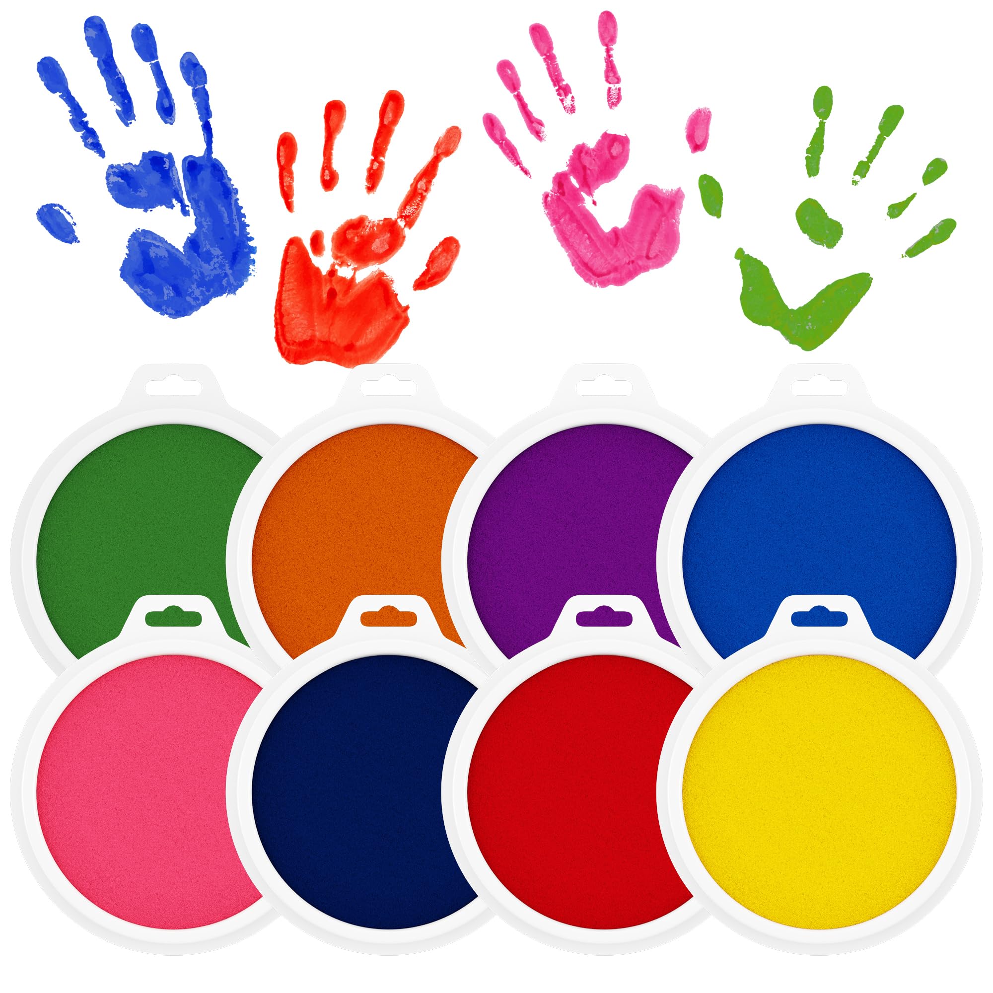 vibrant color ink pad set for kids art