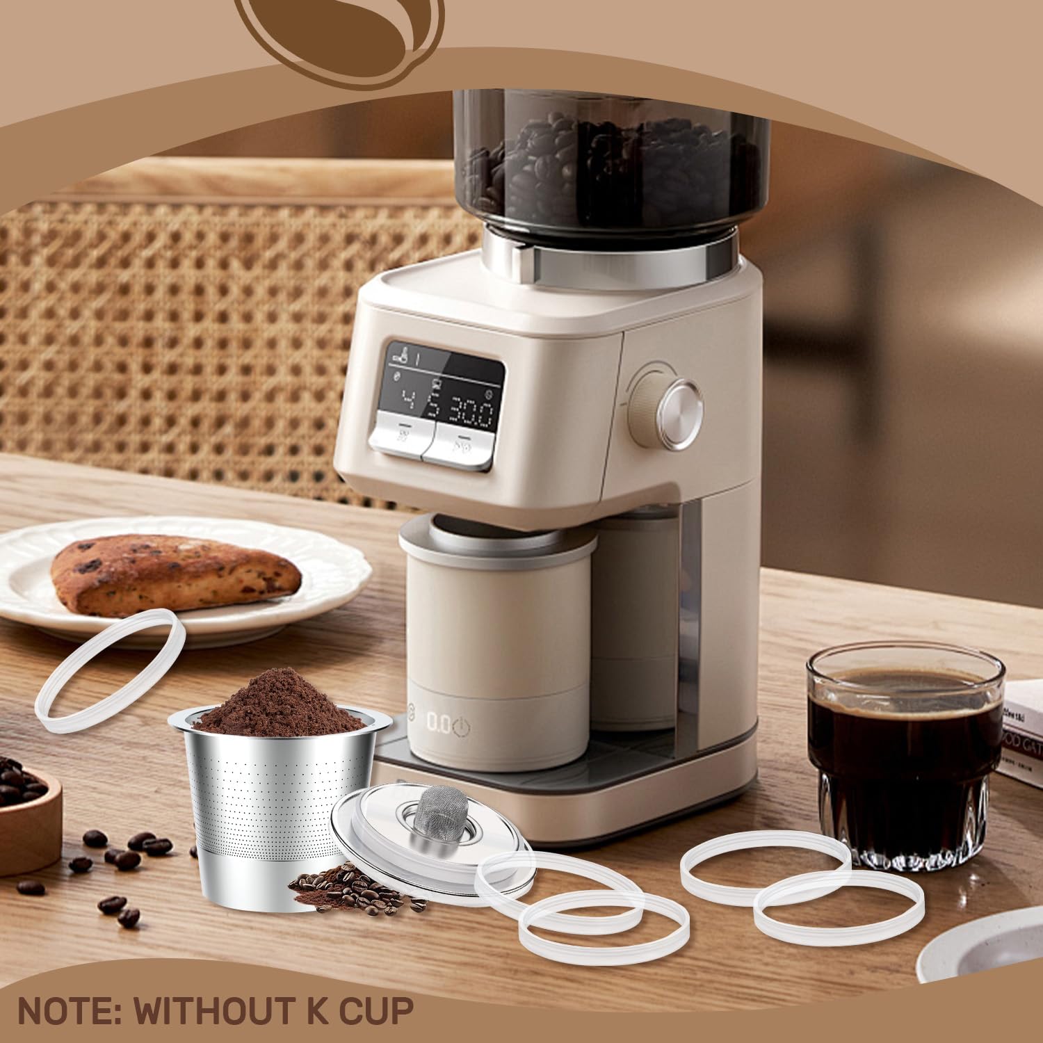 Easy to clean gasket replacement for Keurig