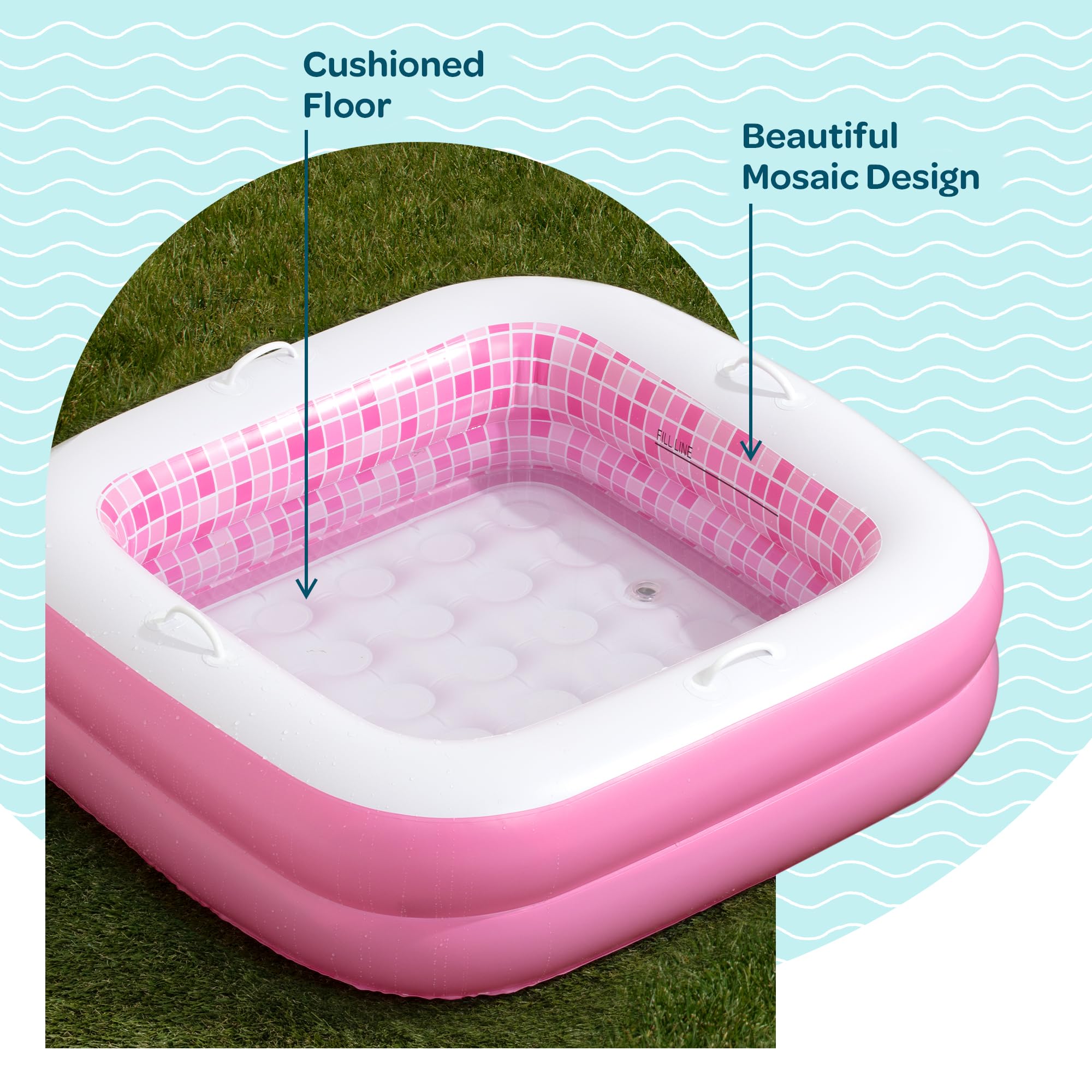 Can double as a ball pit for indoor play