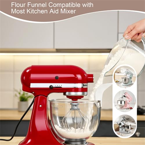 Soft contact points avoid scratches during mixing