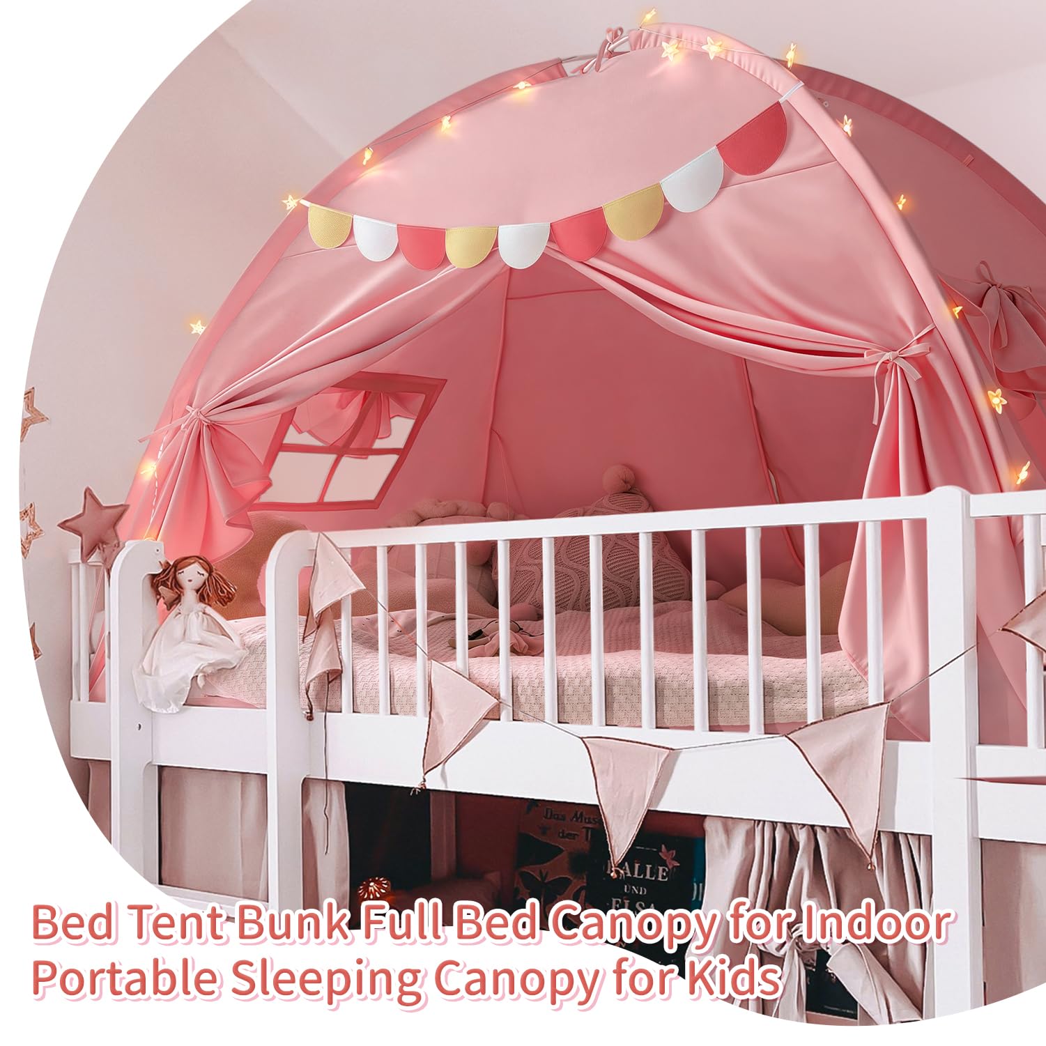 Soft skin-friendly fabric canopy suitable for kids