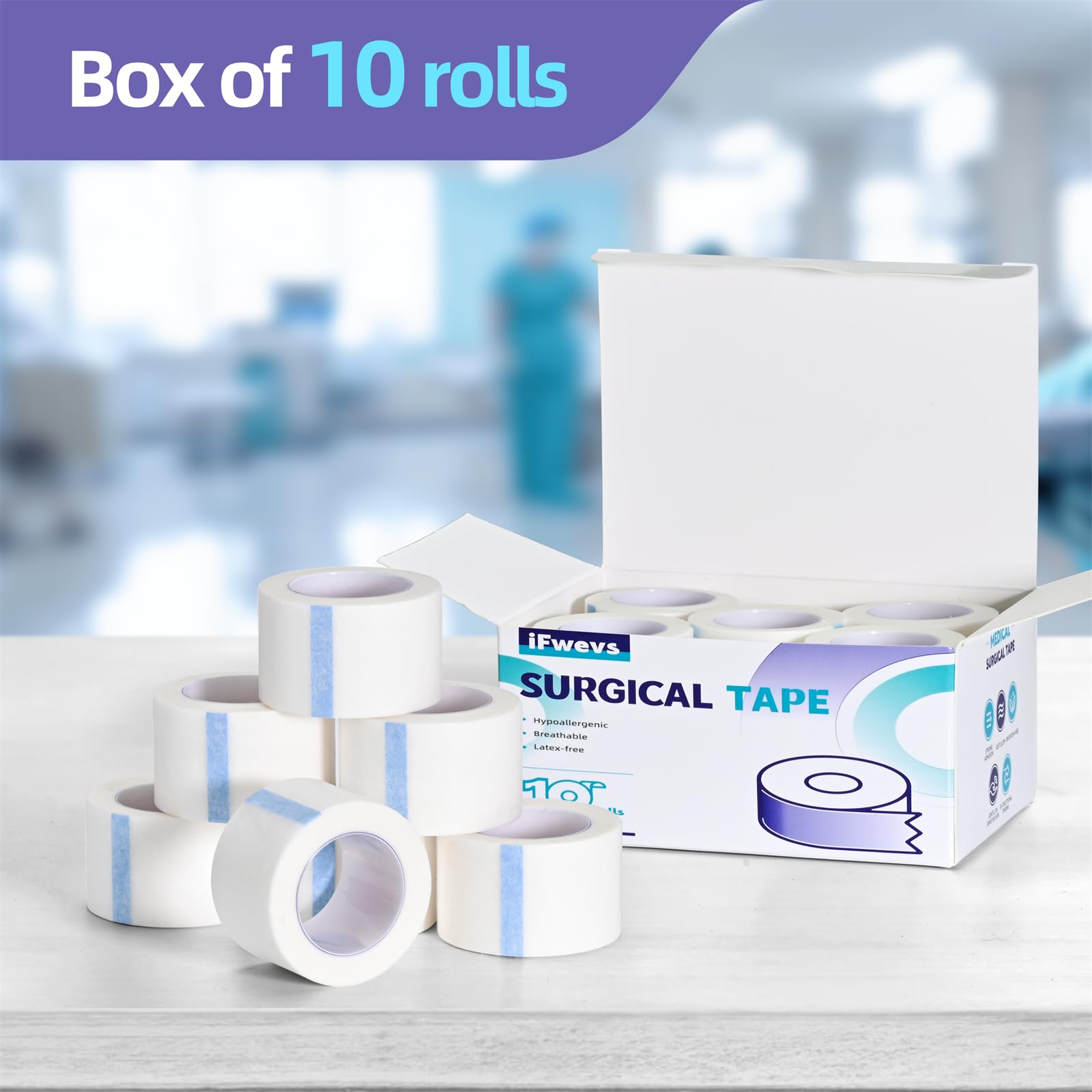 Home care kit tape supply iFwevs 10 rolls