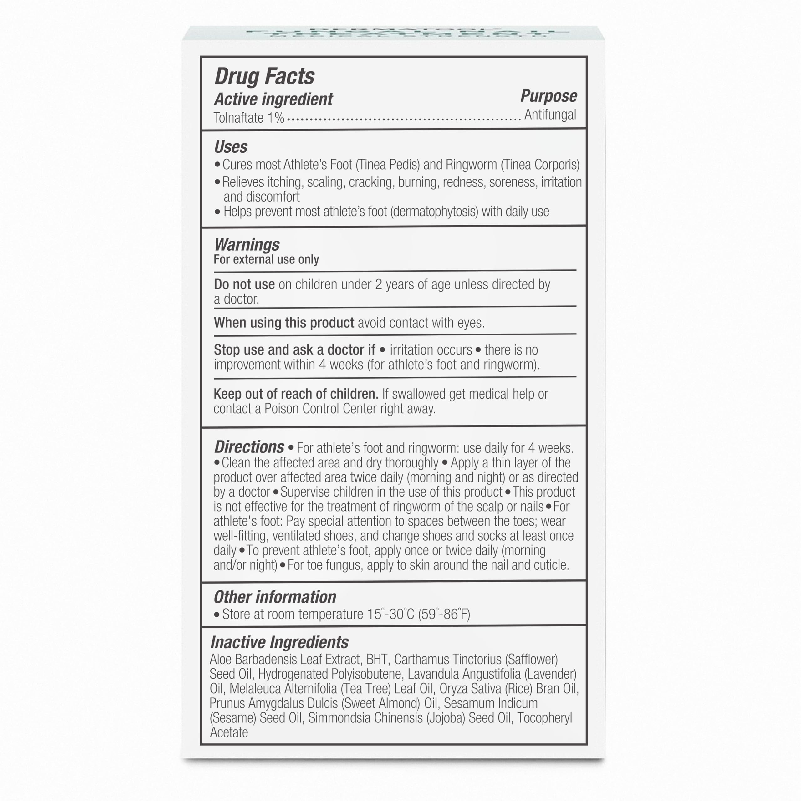 Clear drying formula with applicator brush
