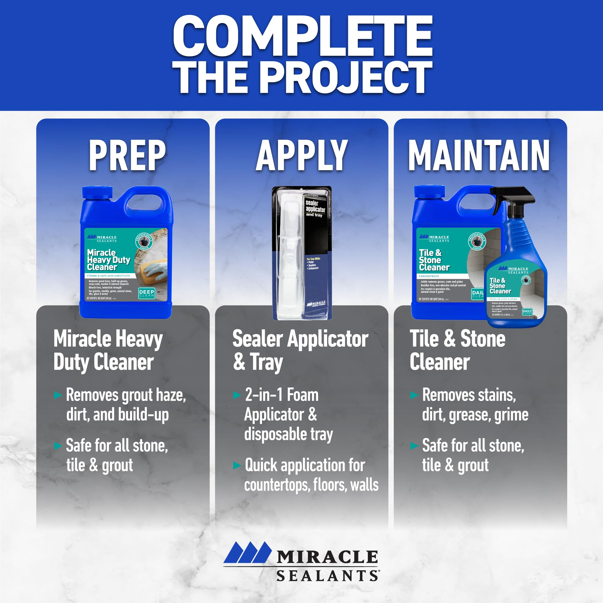 pH neutral cleaner by Miracle Sealants bottle
