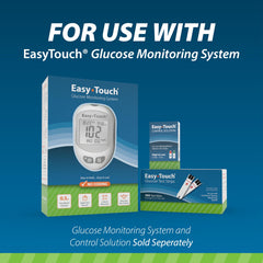 50ct Easy Touch glucose test strips for home testing