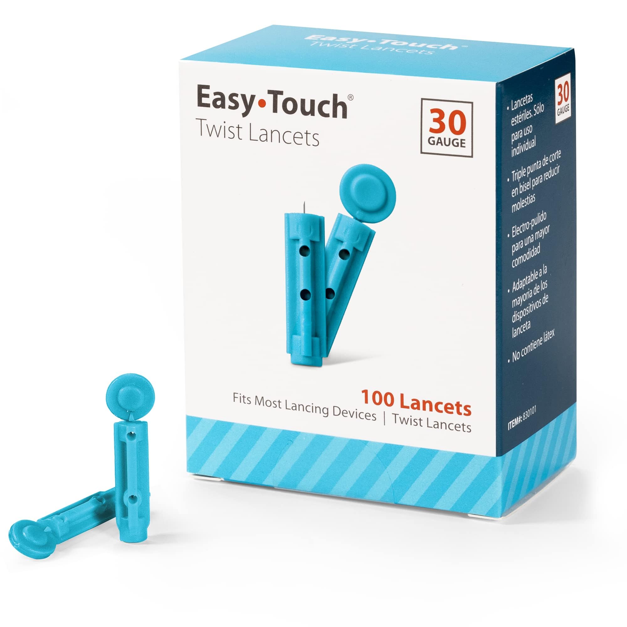 EasyTouch Twist Lancets 30 G packaging