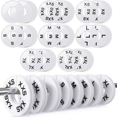 EBOOT 80 Pcs clothing size dividers set showing XXS to XXL