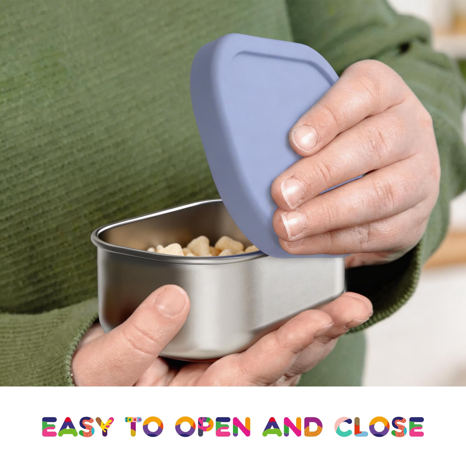 EC-Gaze kids lunch containers in compact 4.44 x 3.21 x 1.92 in