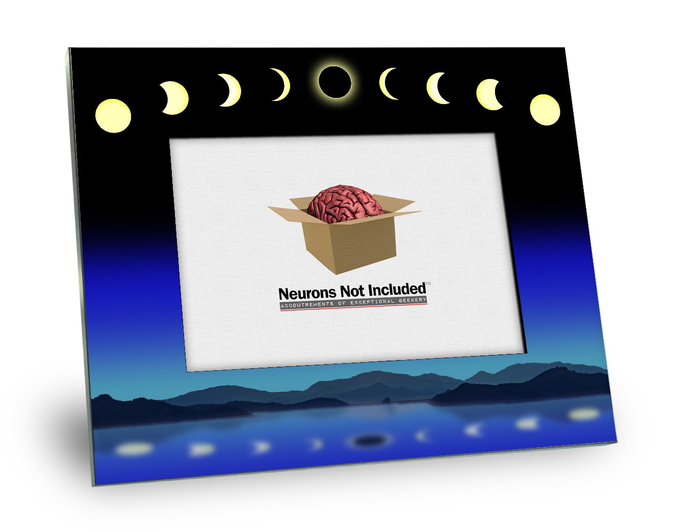 Eclipse of a Lifetime Picture Frame 8x10 MDF wood with glass