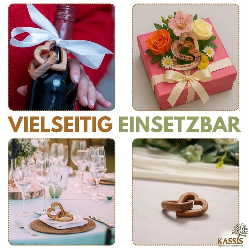 eco-friendly sustainable olive wood gift for weddings and anniversaries
