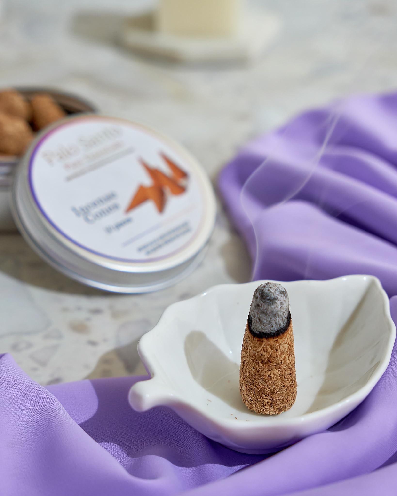 Eco-friendly packaging for Soma Sahumae Palo Santo Cones