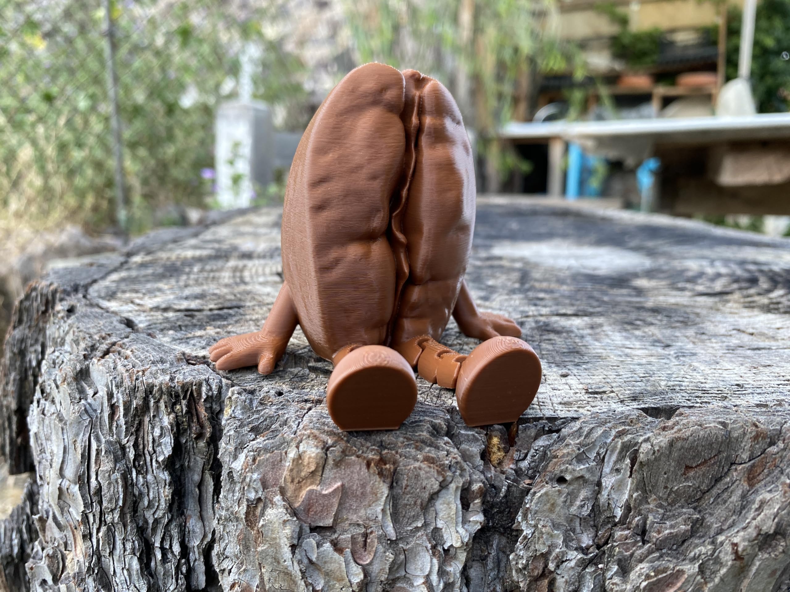 Eco-friendly PLA material coffee bean figurine indoors