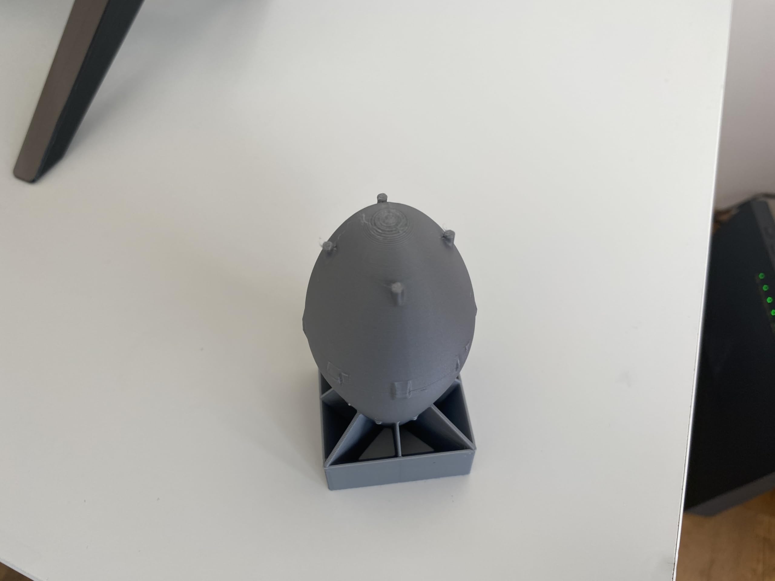 Eco-friendly PLA material for lightweight display piece