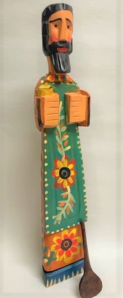 Eco friendly fair trade kitchen saint decor from Guatemala