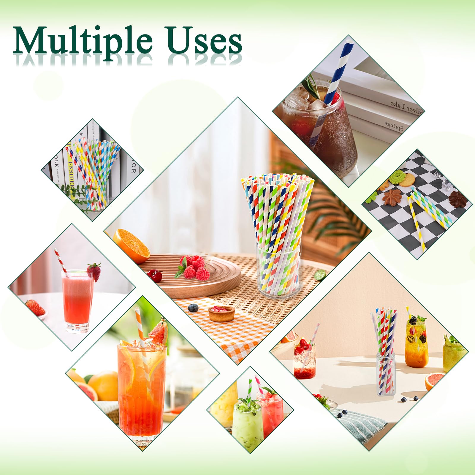 food-grade paper pulp biodegradable straws suitable for beverages