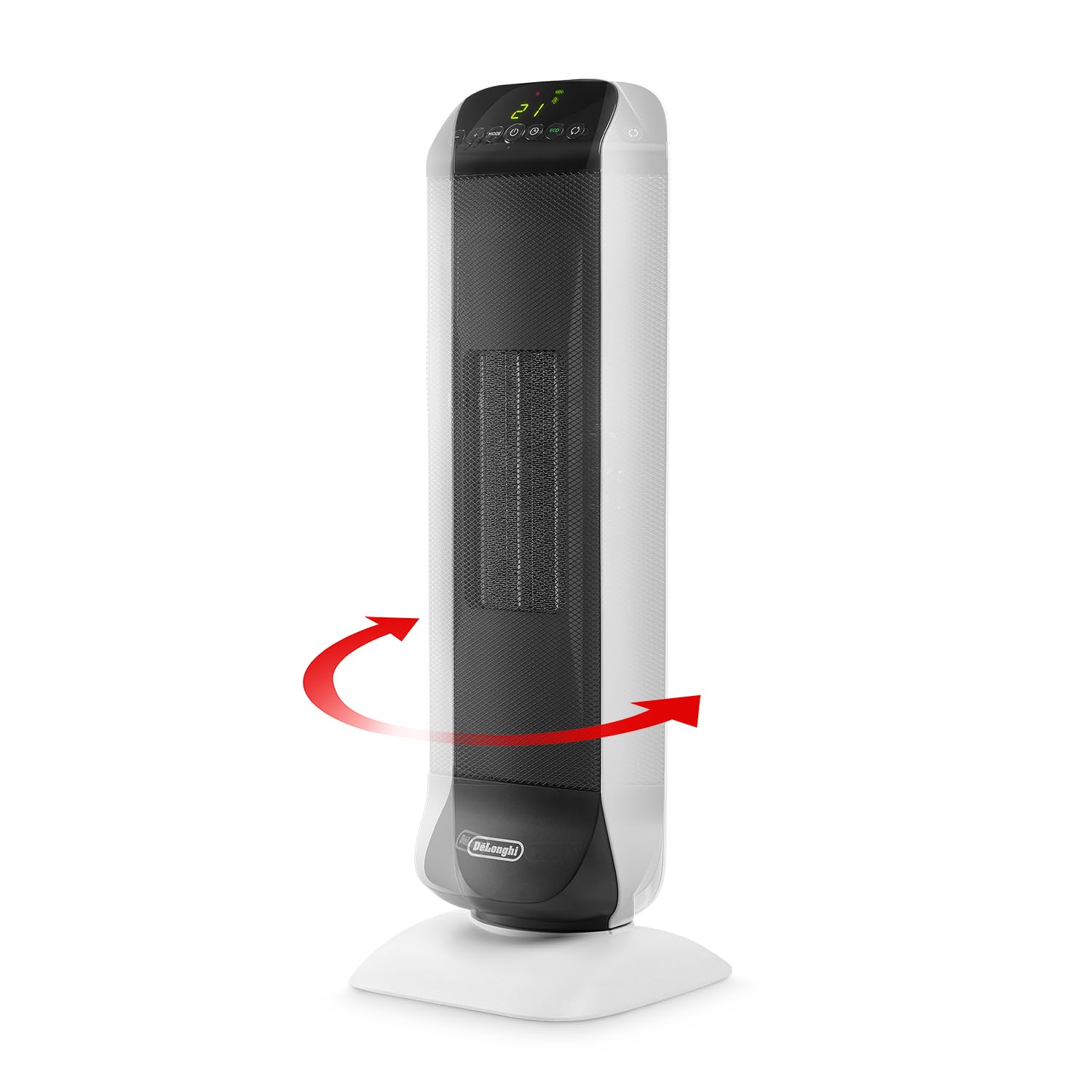 Overheat protection and tip-over switch on DeLonghi heater