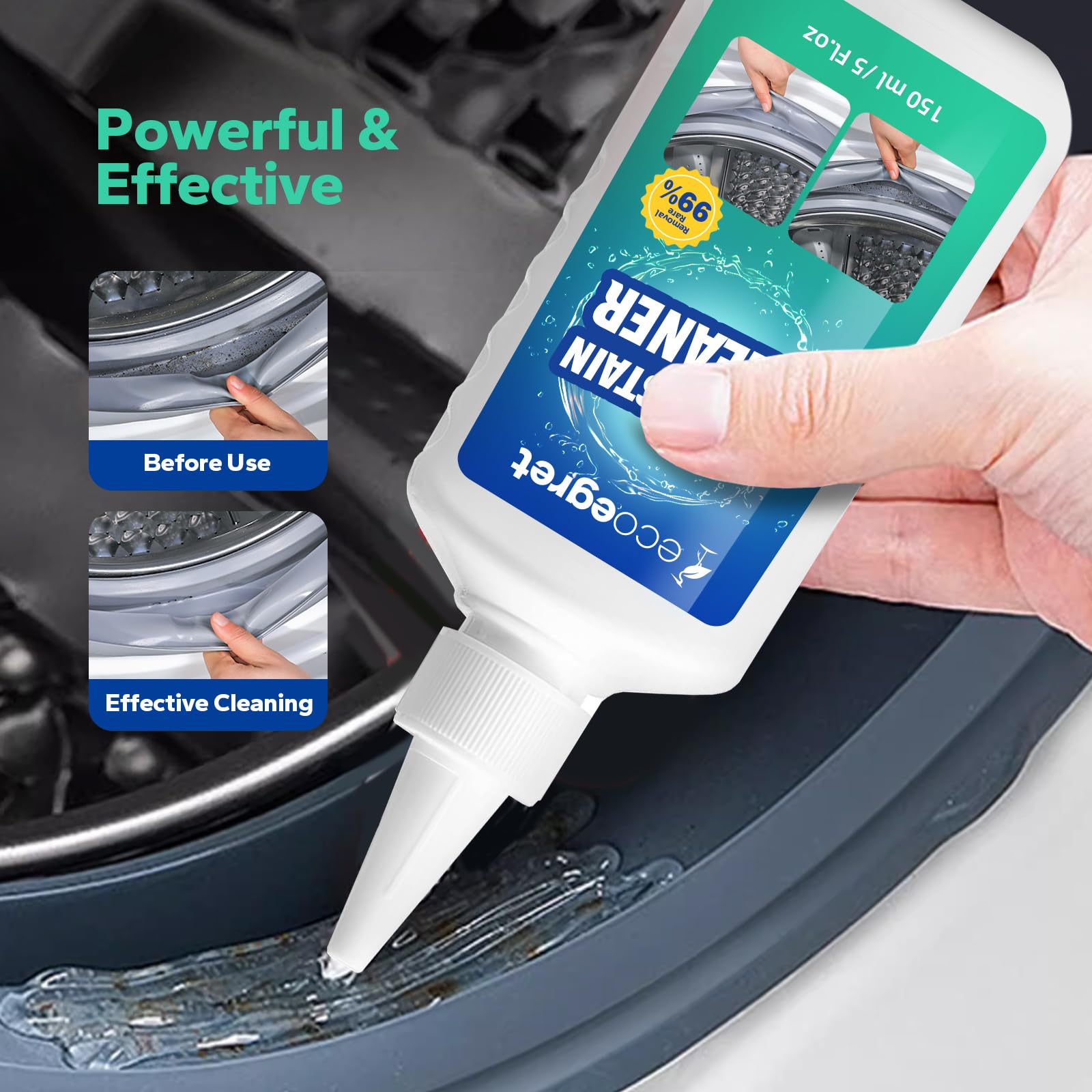 EcoEgret Front-loader Seal Cleaner Gel bottle