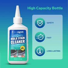 EcoEgret Shower Caulk Stain Remover Gel application