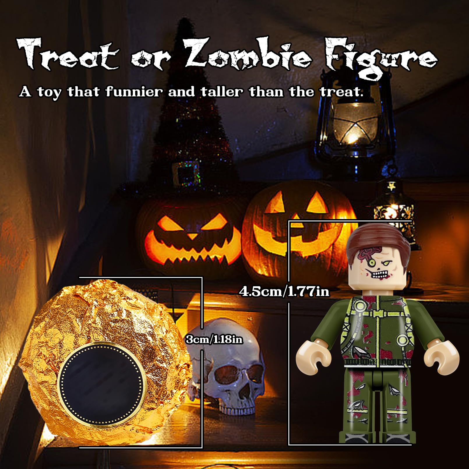 econoLED zombie minifigures accessories assortment