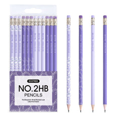 ECOTREE stocking stuffers pastel pencils pre-sharpened 12 count packaging