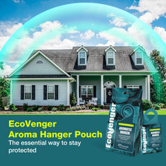 Natural insect repellent sachet for indoor outdoor use including garden dresser or tree hanging