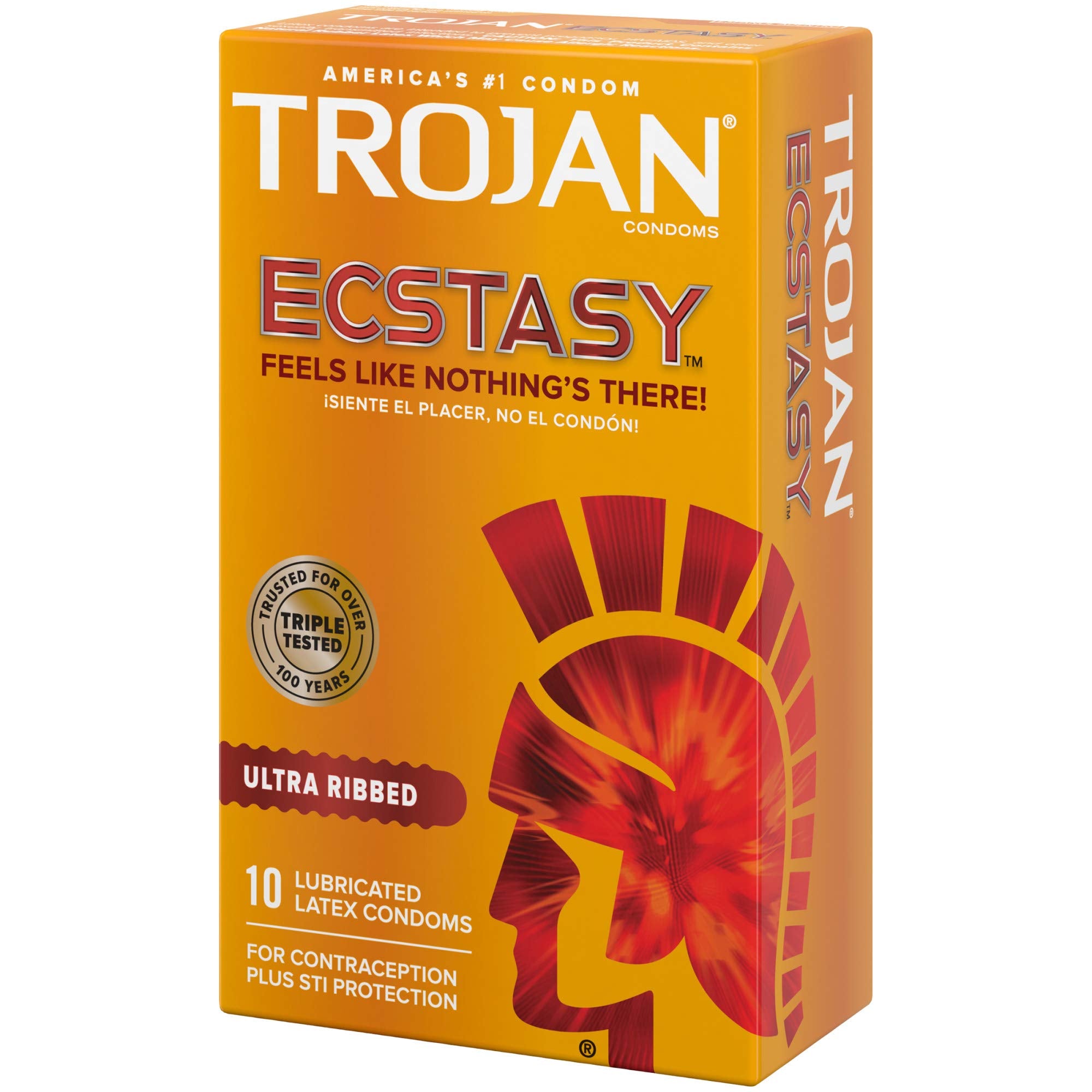 ECSTASY condoms by Trojan Ultra Ribbed