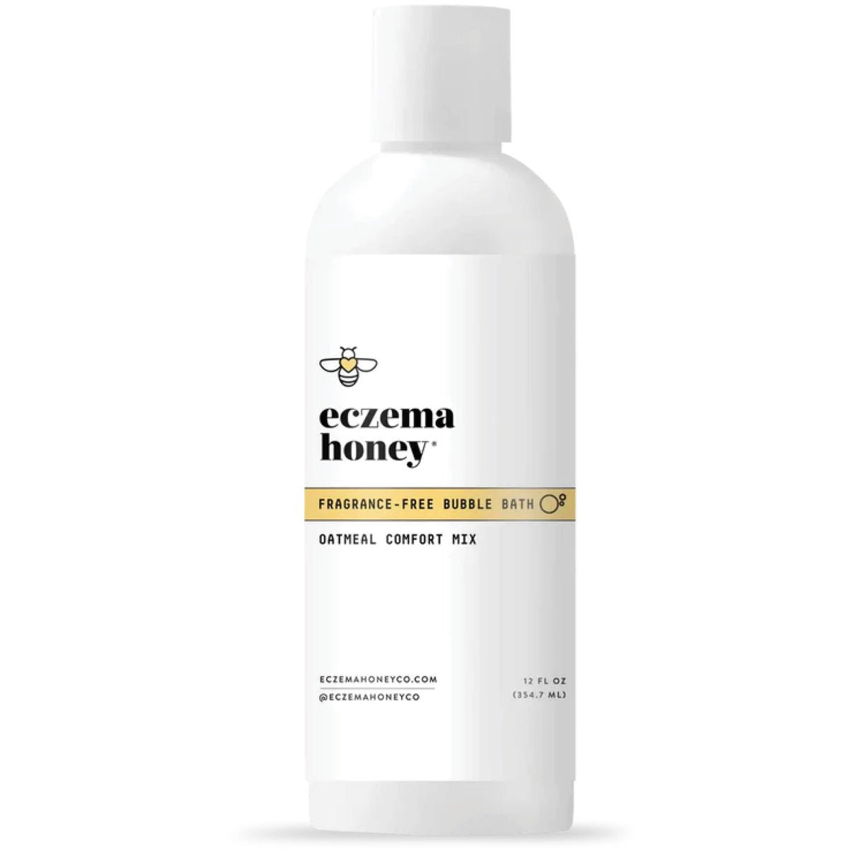 Eczema Honey bubble bath 12 Oz fragrance-free oatmeal formula