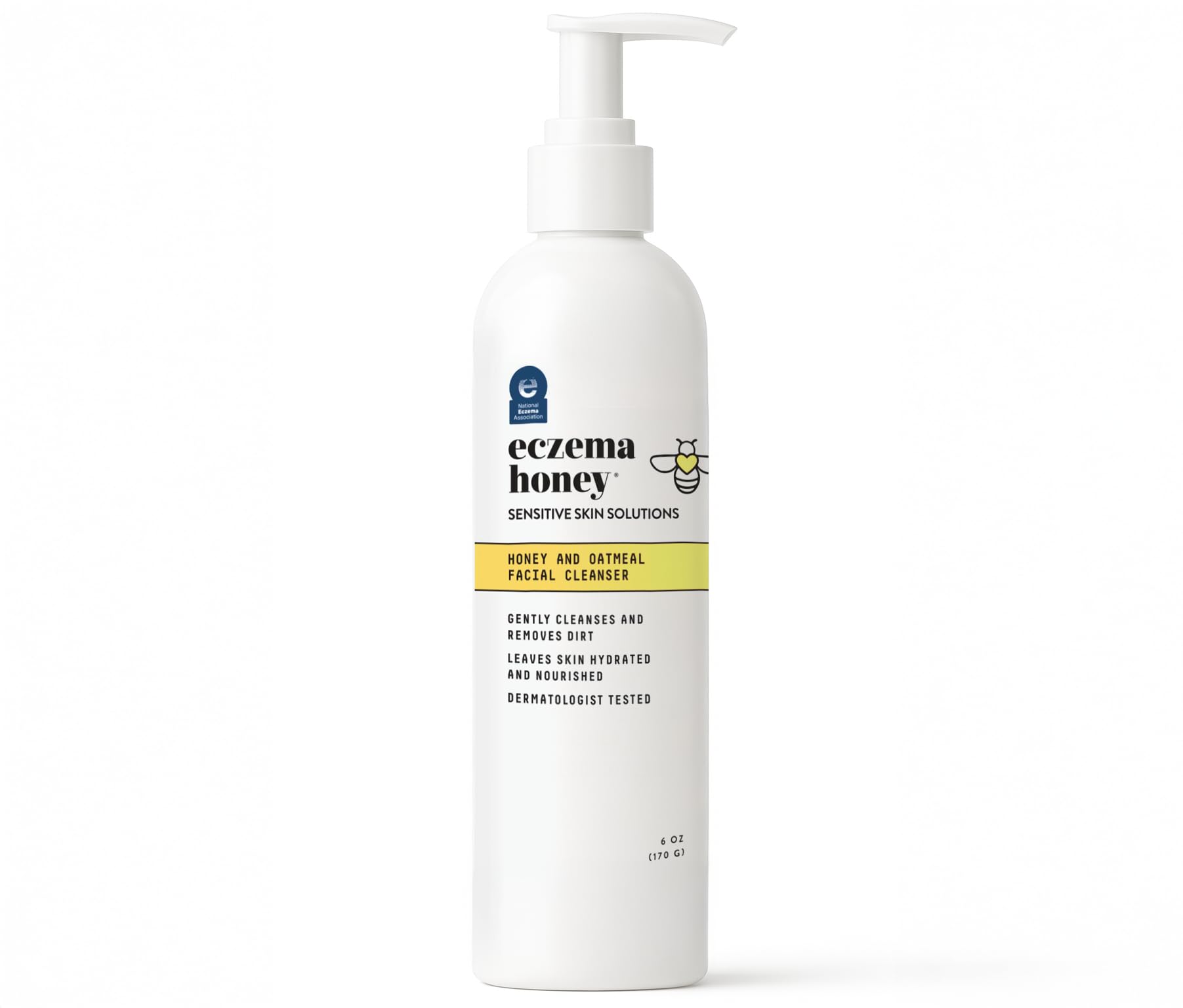 Eczema Honey Oatmeal Facial Cleanser 6 oz bottle