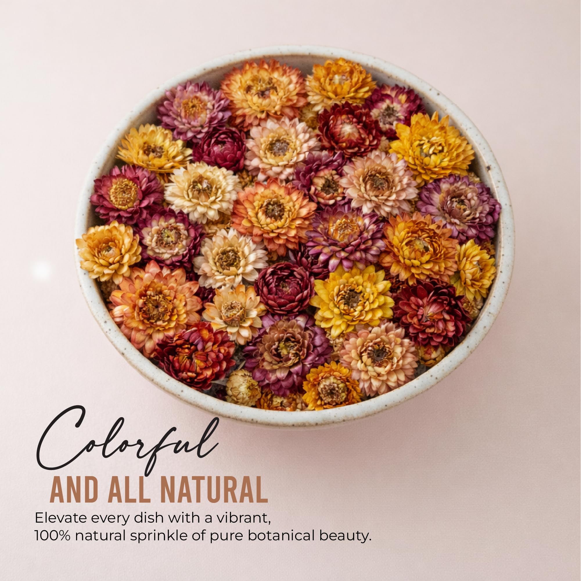 Dried edible flowers for drinks and tea infusions 50g