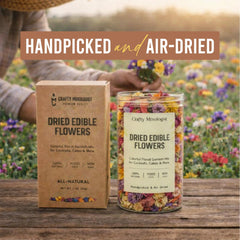 Cocktail garnish edible flowers mix 50g