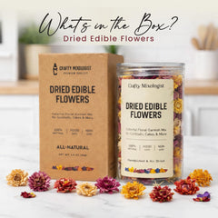 Edible flower mix 50g for cake decorating
