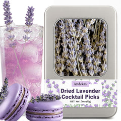6.69 inch edible lavender sprigs for cocktails and cakes